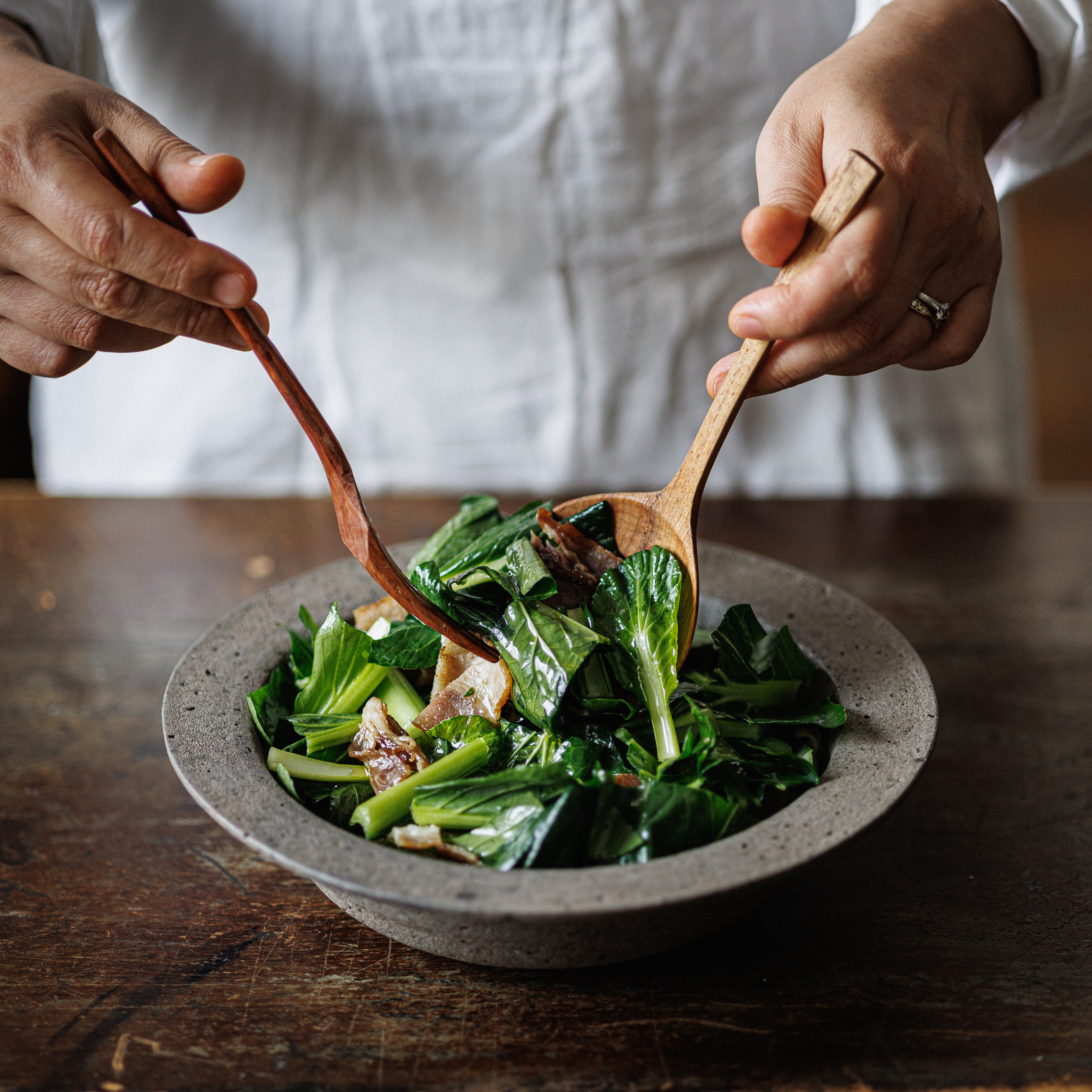伏田さんのすっぴん小松菜