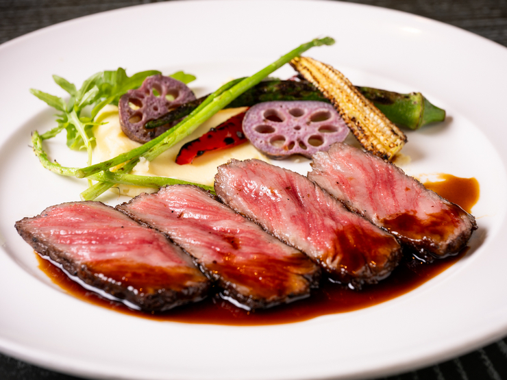 極上佐賀牛　サーロインの炭火焼き