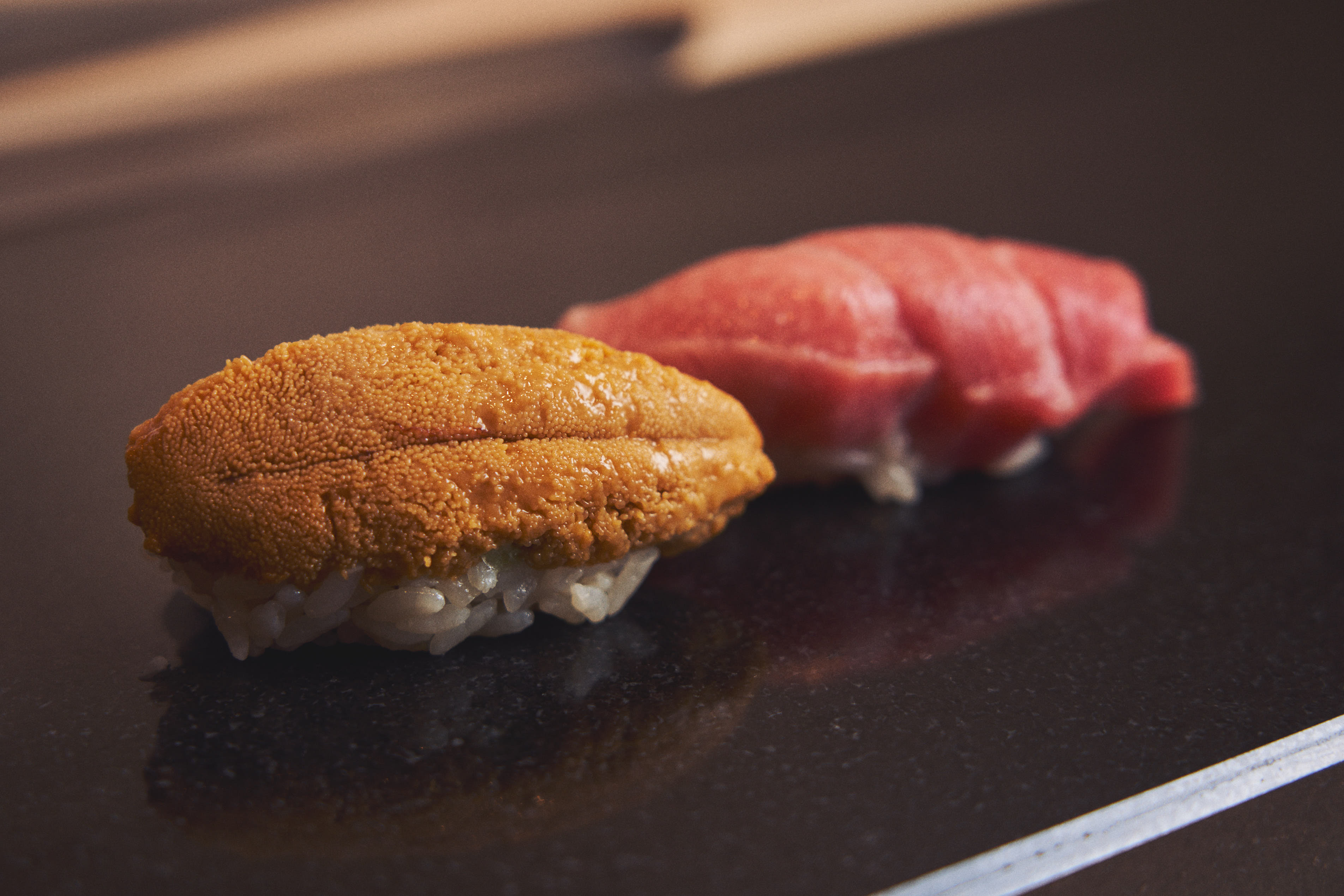 マグロ・雲丹握り