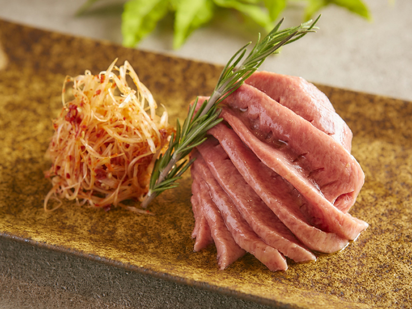 厚切りタンのすだれ焼き