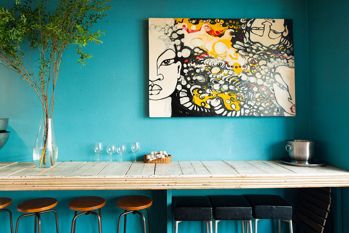 素敵なお店の内観